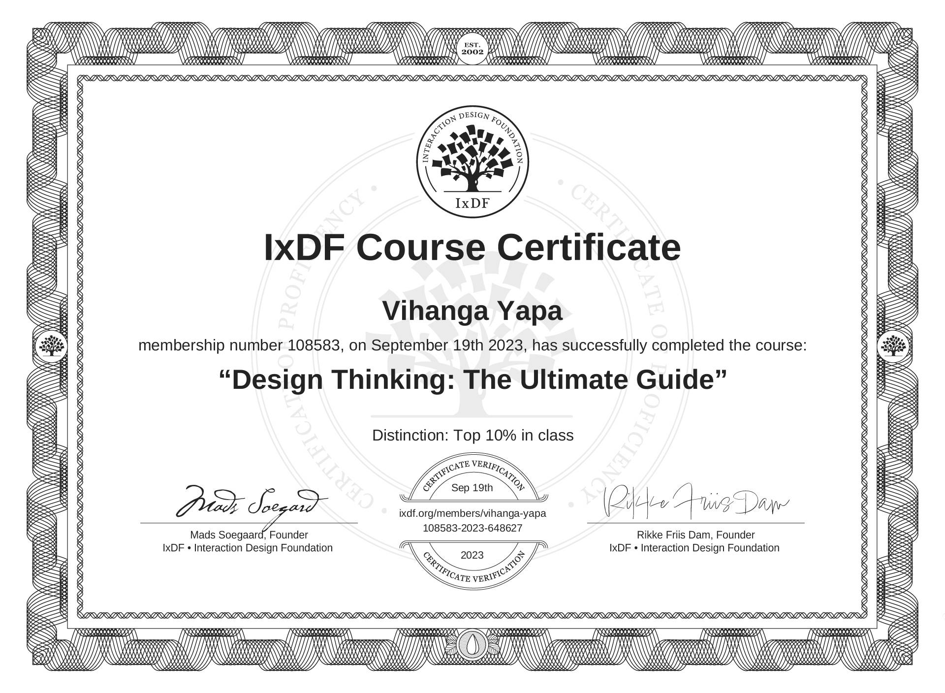 Certificate 5
