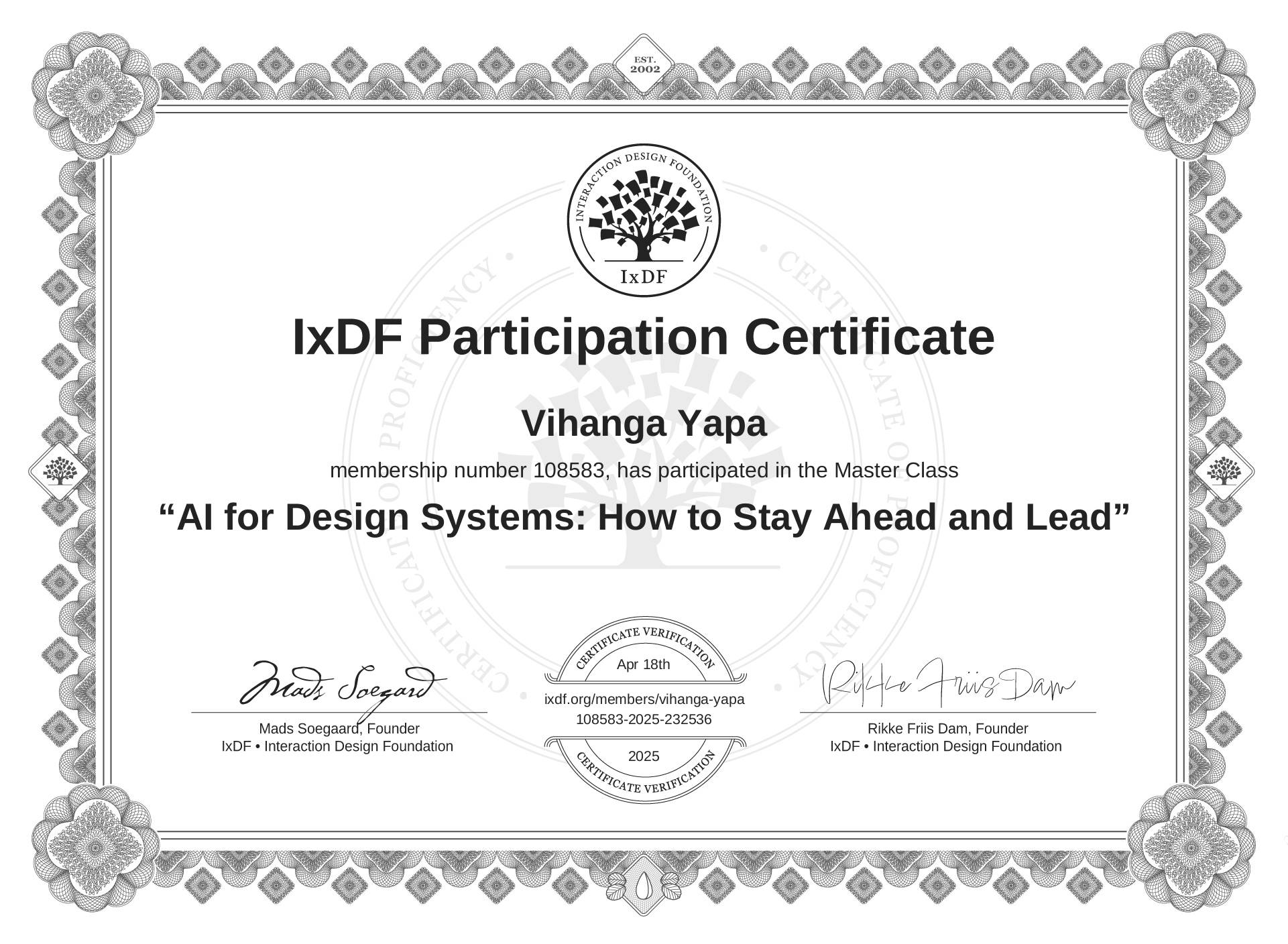 Certificate 9